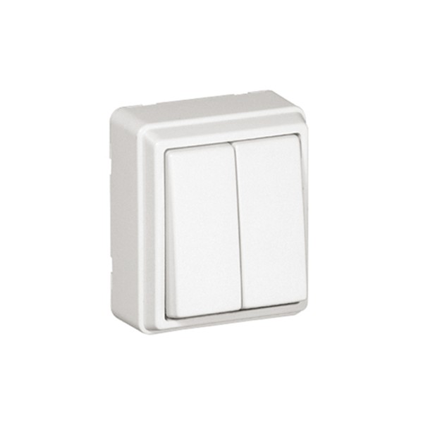 COMUTADOR ESCADA DUPLO S3700 BRANCO 