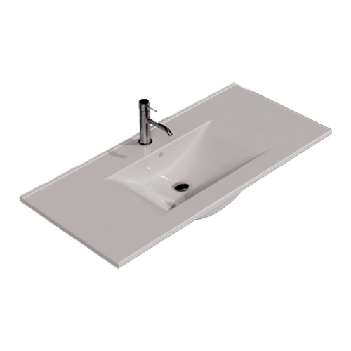 LAVATORIO 5101 DUPLO (FIFTY)  BRANCO 