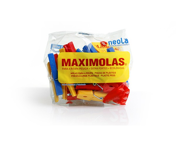 Molas Plástico Soft Para Roupa 25 UN MAXIMOLAS - SF0212182_01690