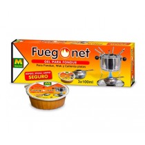 FUEGONET GEL FONDUE 3x100gr