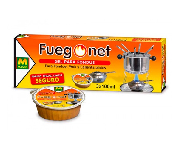 FUEGONET GEL FONDUE 3x100gr