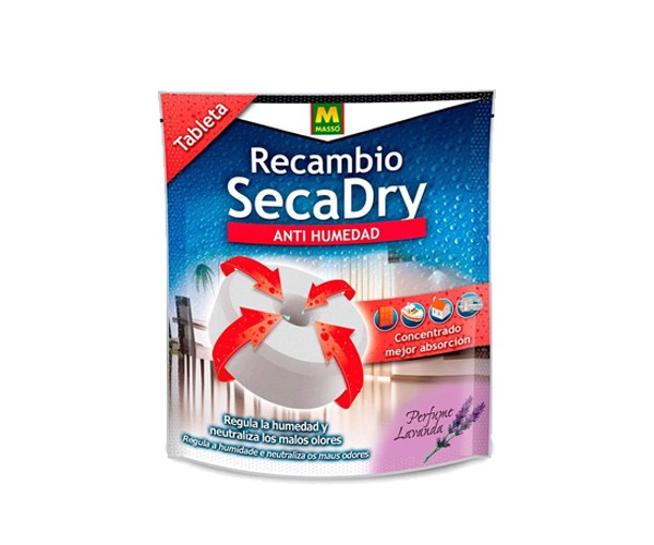 RECARGA P/DESUMIDIFICADOR MASSO BOX 450gr