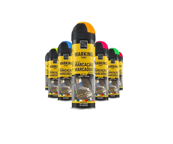 TINTA SPRAY MARC. PAV. LARANJA FLUR. 500ml - DB