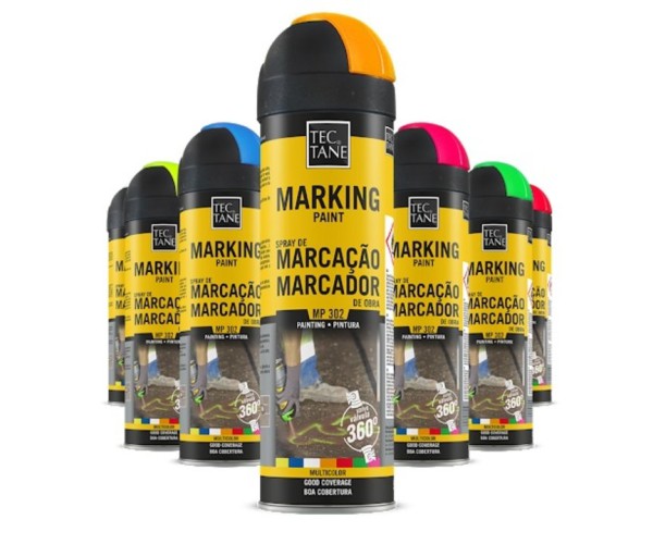 TINTA SPRAY MARC. PAV. AMARELO FLUR. 500ml - DB