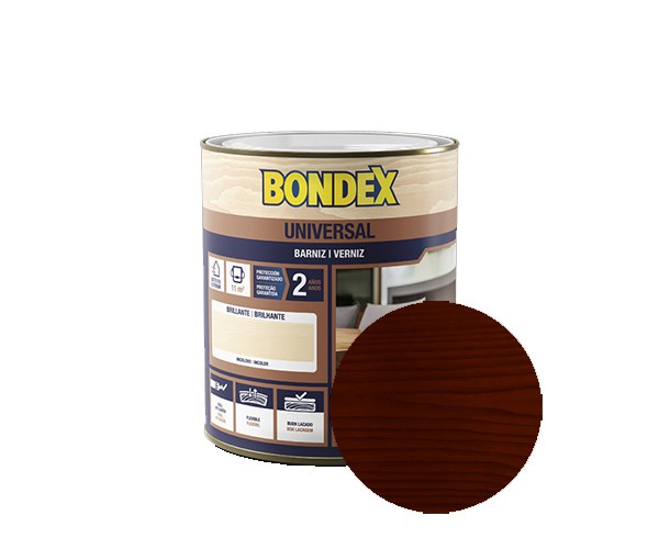 BONDEX UNIVERSAL BRILHANTE MOGNO  0,75 Lt