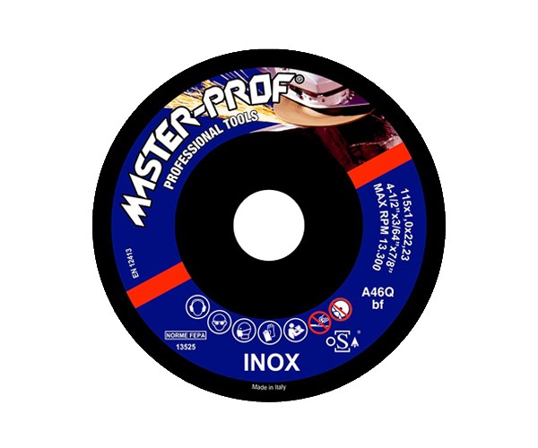 DISCO ABRASIVO INOX 115x1x22 - MASTER