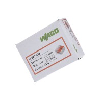 LIGADOR WAGO 3x0,2-4mm 221-413