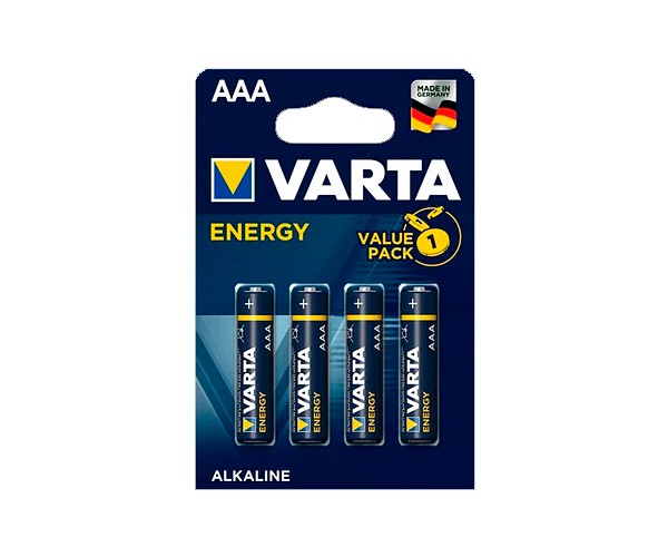 PILHA ALCALINA VARTA LR03 1.5V AAA (BL4)