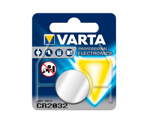 PILHA BOTAO LITIO VARTA CR2032 3V