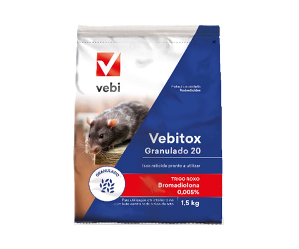 VEBITOX TRIGO ROXO P/ RATOS 1,5 Kg